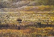 Scheveningen beach in stormy weather, Vincent Van Gogh
